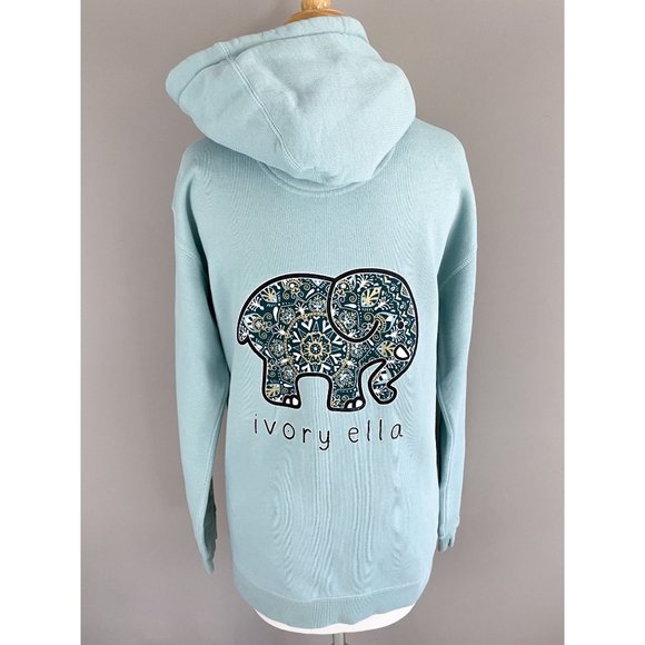 ivory ella Tops Ivory Ella Pistachio Graphic Hoodie Organic Cotton